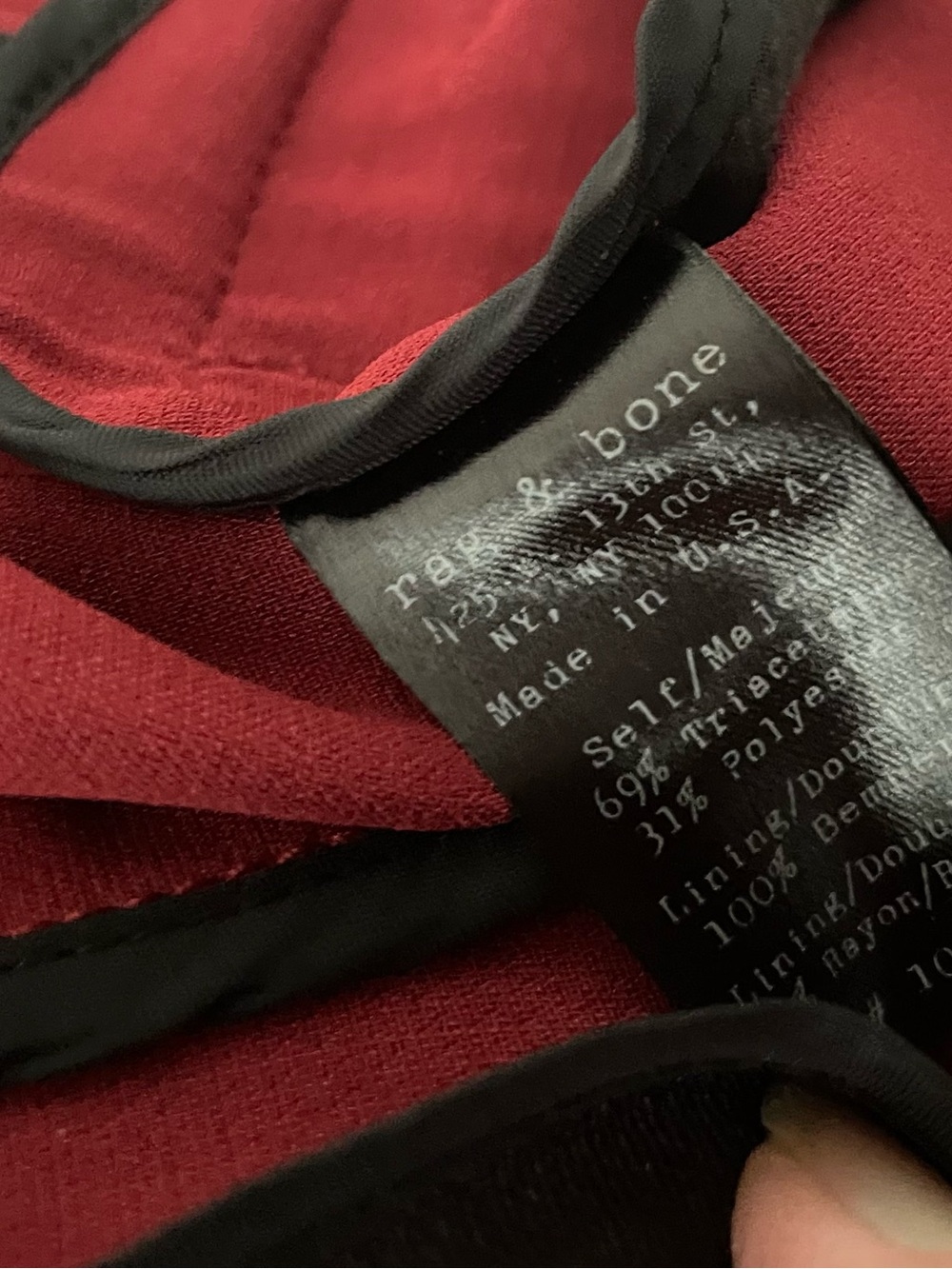 rag & bone red blazer - Picture 7 of 7